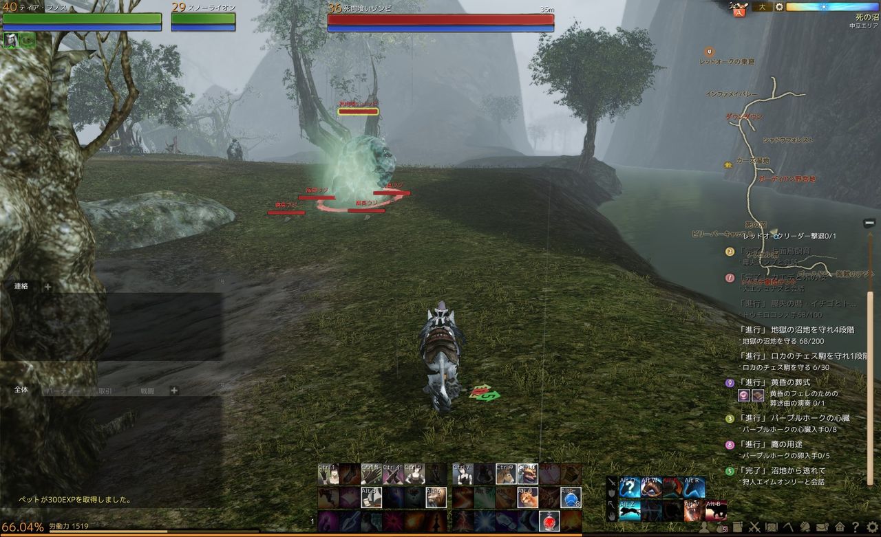地獄の沼地の隠しクエスト 歪んだ扉の欠片 Archeage ティア フノスの手記