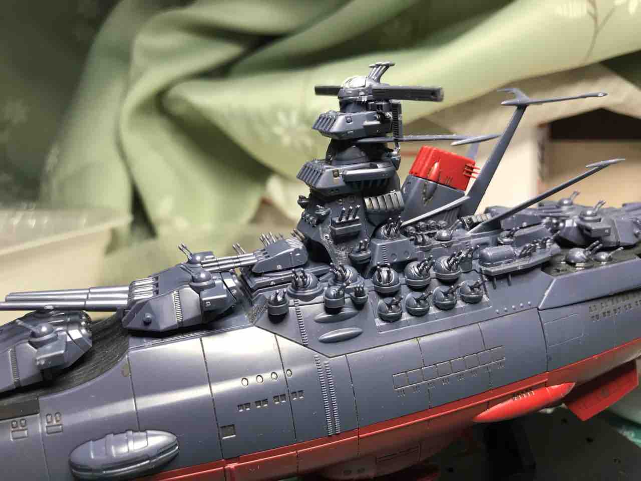 ヤマト 最終決戦仕様 終盤組立 琵琶湖の端から ヤマト 最終決戦仕様 終盤組立 琵琶湖の端から
