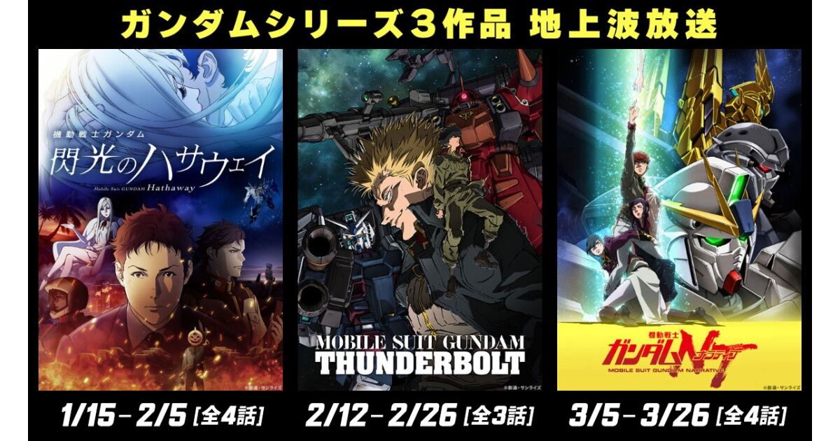 【TV版】閃光のハサウェイ、サンダーボルトが全く話題になっていない理由は？