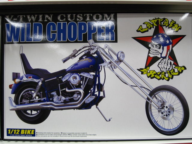 【レア】アオシマ　ハーレー　バイク　THUNDER CHOPPER　1/12 レア】アオシマ ハーレー バイク THUNDER CHOPPER 1/12 レア