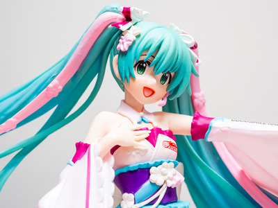 初音ミクレーシングver Espresto Est Dress Hair レーシングミク19 晴着ver 登場 レビューまとめ Ip 180 0 氏 ホビログ フィギュア プラモ情報