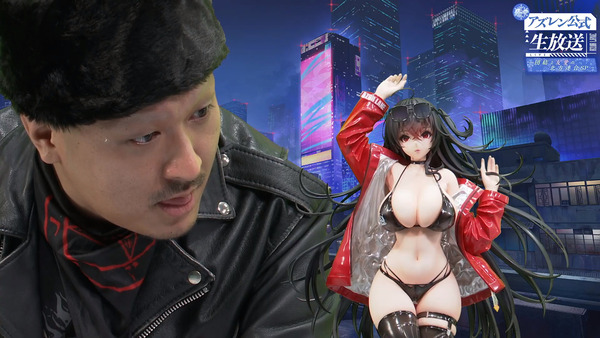 アズレン生放送で大鳳フィギュアを前にしたマフィア梶田が完全に不審者でやべえｗｗｗｗ ホビログ フィギュア プラモ情報