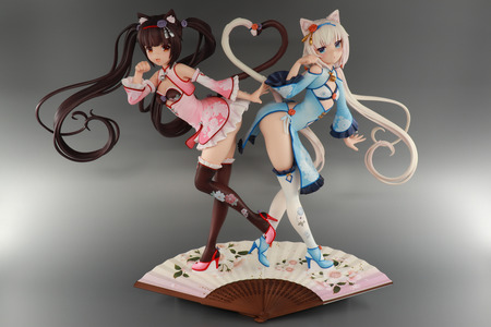 SKYTUBE ネコぱらショコラ&バニラチャイナドレス DX Ver.フィギュア