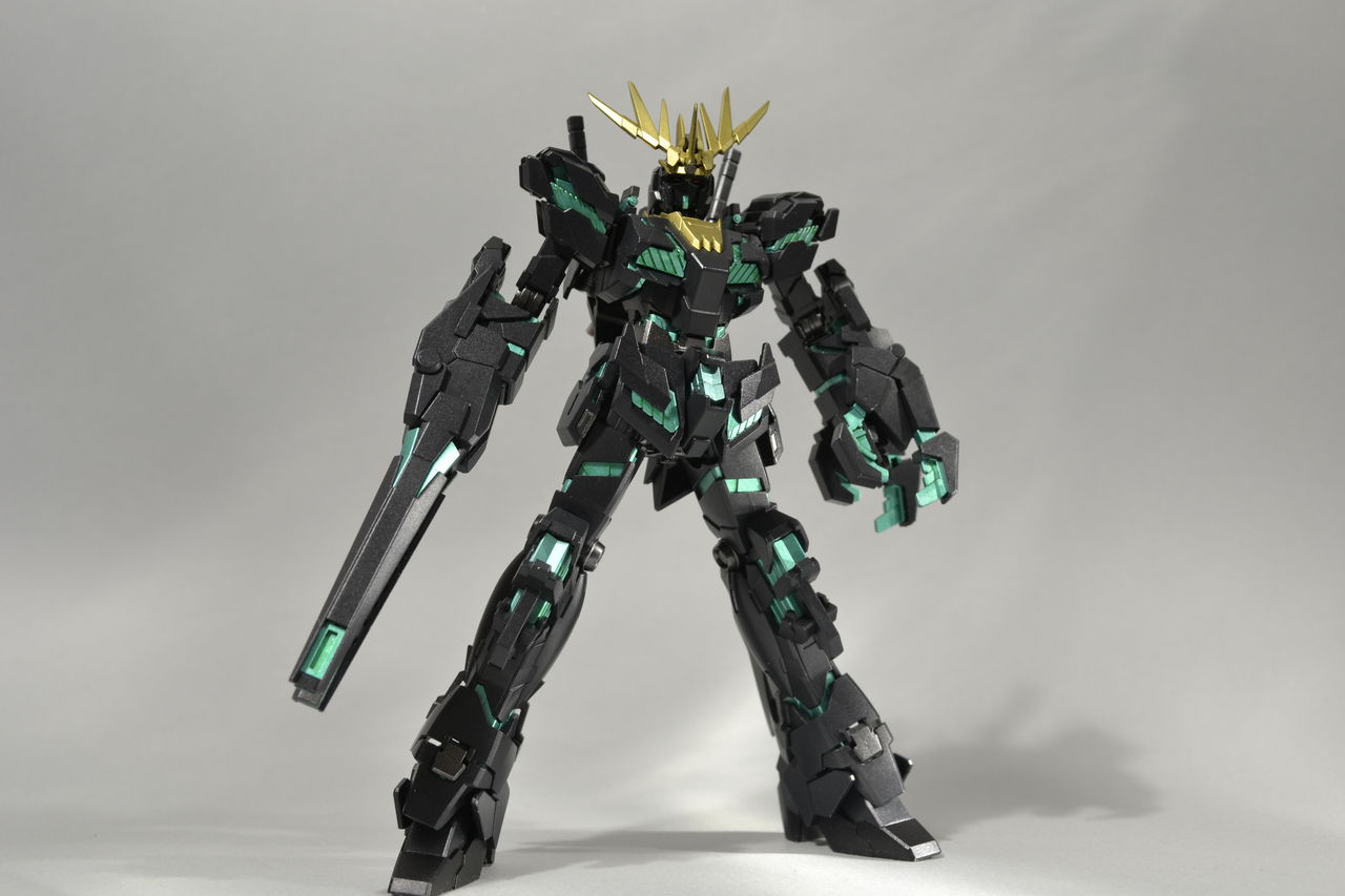 Hguc ユニコーンガンダム2号機 バンシィ デストロイモード 緑 ガンプラ製作記 修行中 Hguc ユニコーンガンダム2号機 バンシィ デストロイモード 緑 ガンプラ製作記 修行中