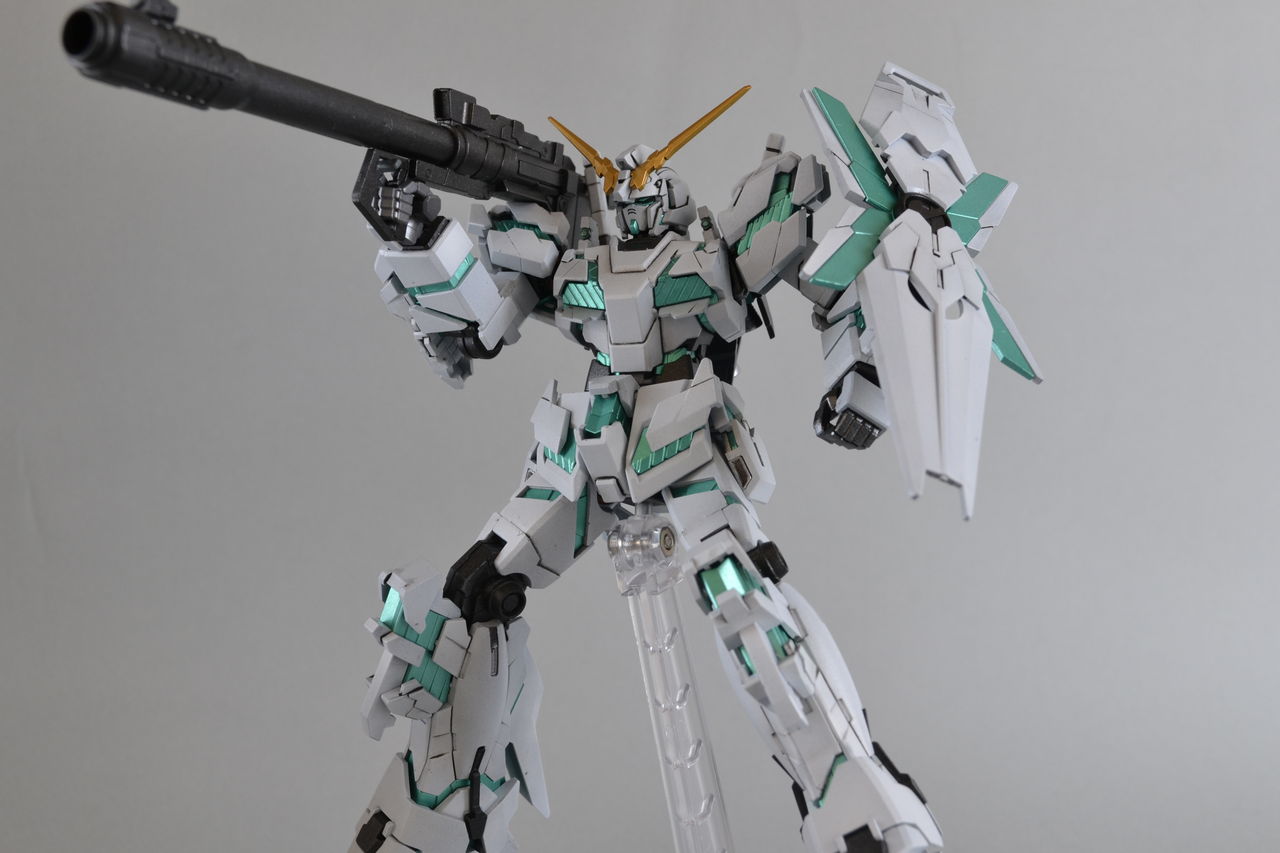 ガンプラ製作記(修行中) HGUC ユニコーンガンダム“デストロイモード（緑）”