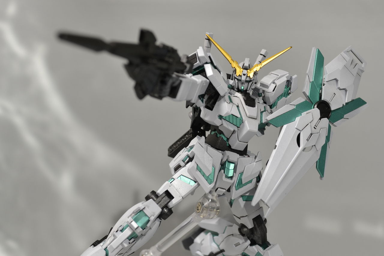 ガンプラ製作記(修行中) HGUC ユニコーンガンダム“デストロイモード（緑）”