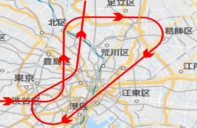 本日 ブルーインパルス飛行ルート についてtwitterの反応 速報ホビー スピリッツ