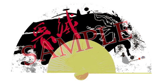 物販ラインナップ 扇子 悪滅