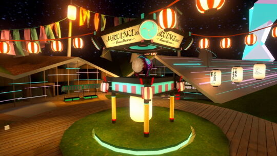 盆踊り会場