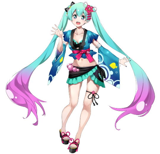 初音ミク夏