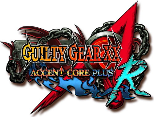 GUILTY GEAR XX ΛCORE PLUS R タイトルロゴ