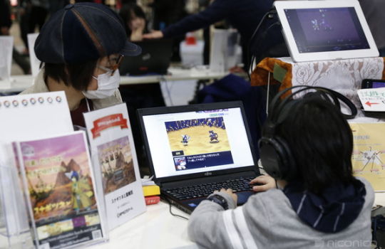 ニコニコ自作ゲームフェス2018 プレイ風景