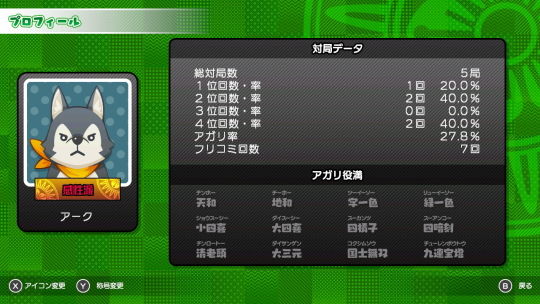 シンプル麻雀オンライン_実績