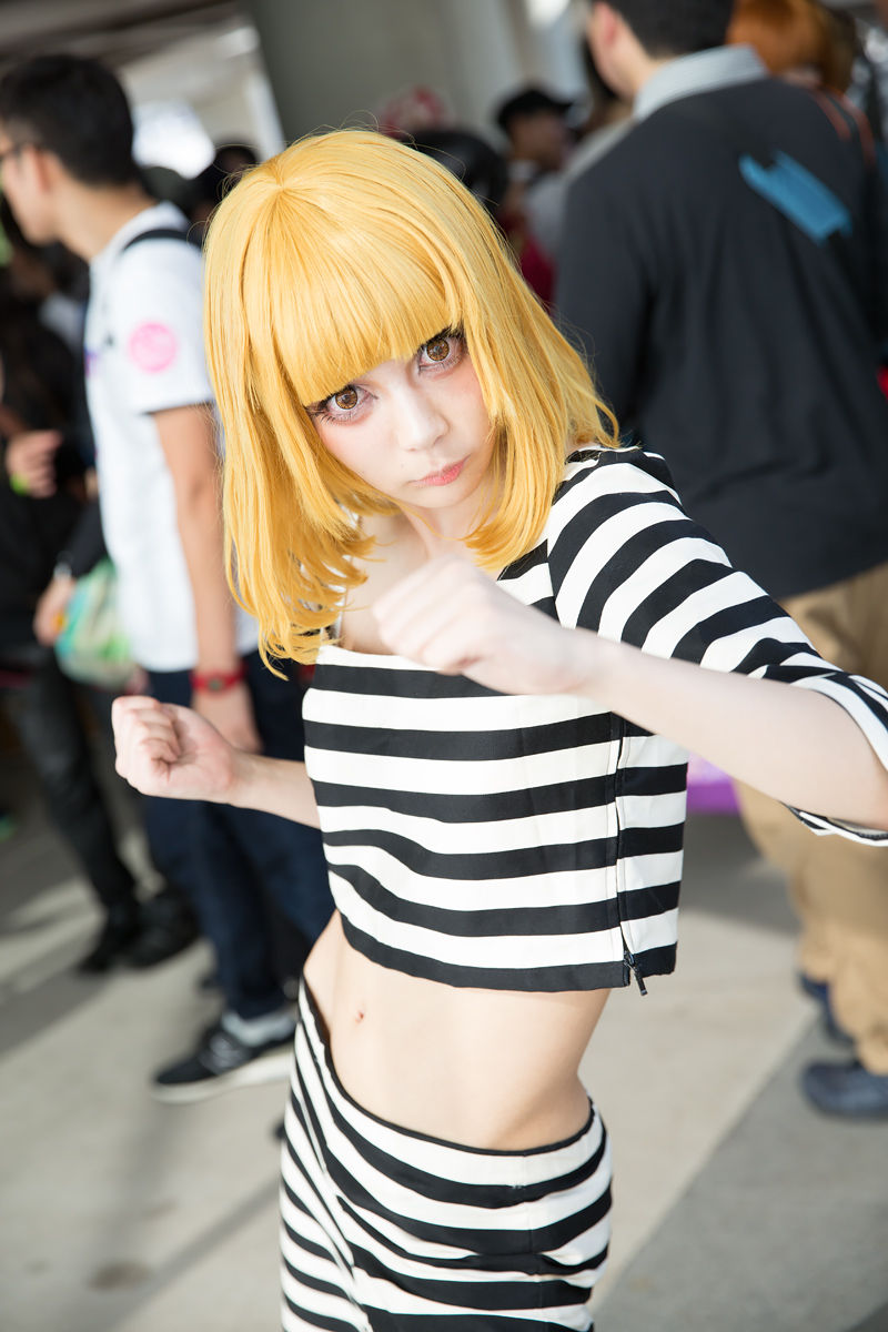 ゲーム ホビー情報サイト Hobby Front 東京ゲームショウ15 コスプレイヤーフォトレポート 第四弾は アニメキャラクター特集その１ ガールズ パンツァー 監獄学園 など人気作品のコスプレを紹介します