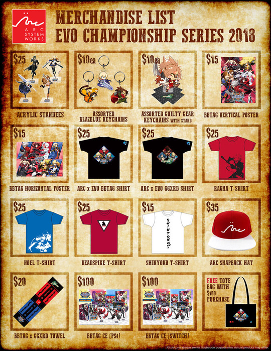 EVO-2018-MERCH-LIST