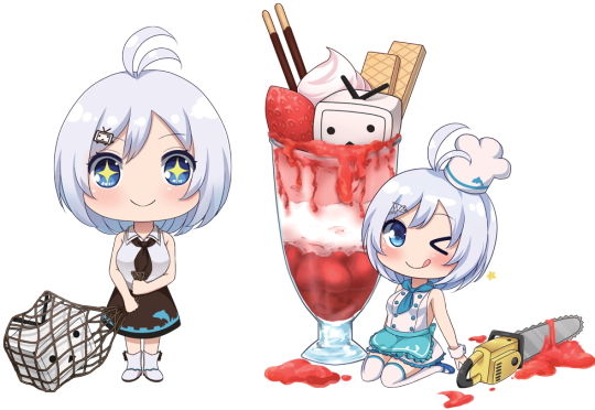電脳少女シロ描き下ろしイラスト