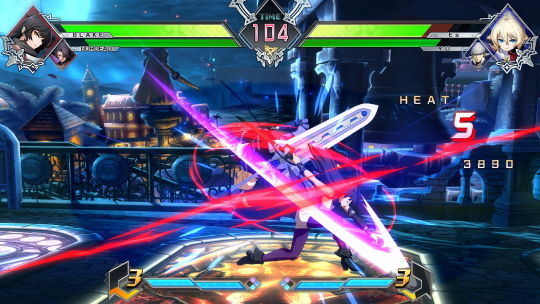BLAZBLUE CROSS TAG BATTLE スクリーンショット