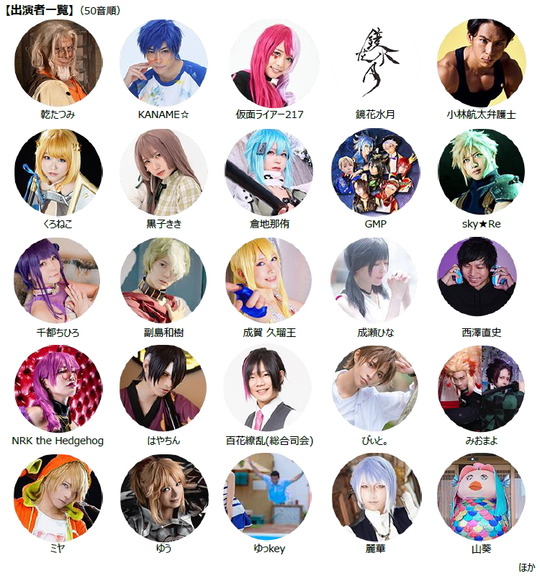 出演者一覧