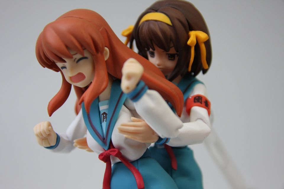 Figma 涼宮ハルヒの憂鬱 朝比奈みくる 制服ver 隠れオタクの秘密基地
