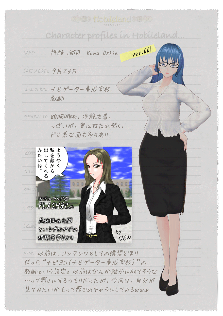 瑠羽 Profile ホビキャラ辞典 ホビルの足跡 瑠羽 Profile ホビキャラ辞典 ホビルの足跡