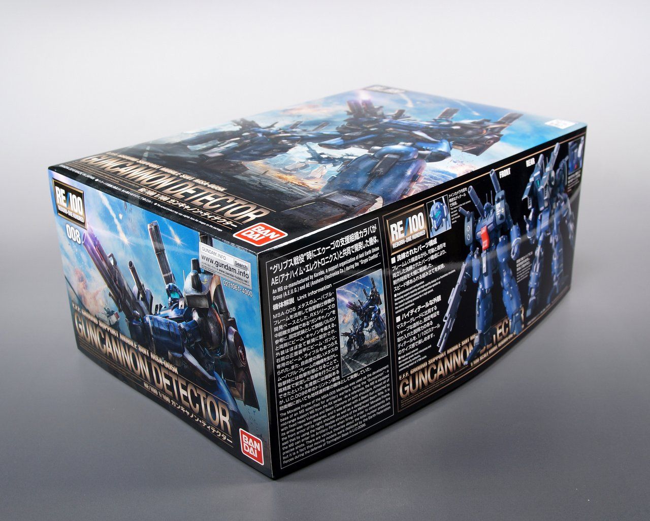 RE/100 1/100 ガンキャノン・ディテクター 製作01 開封～パチ
