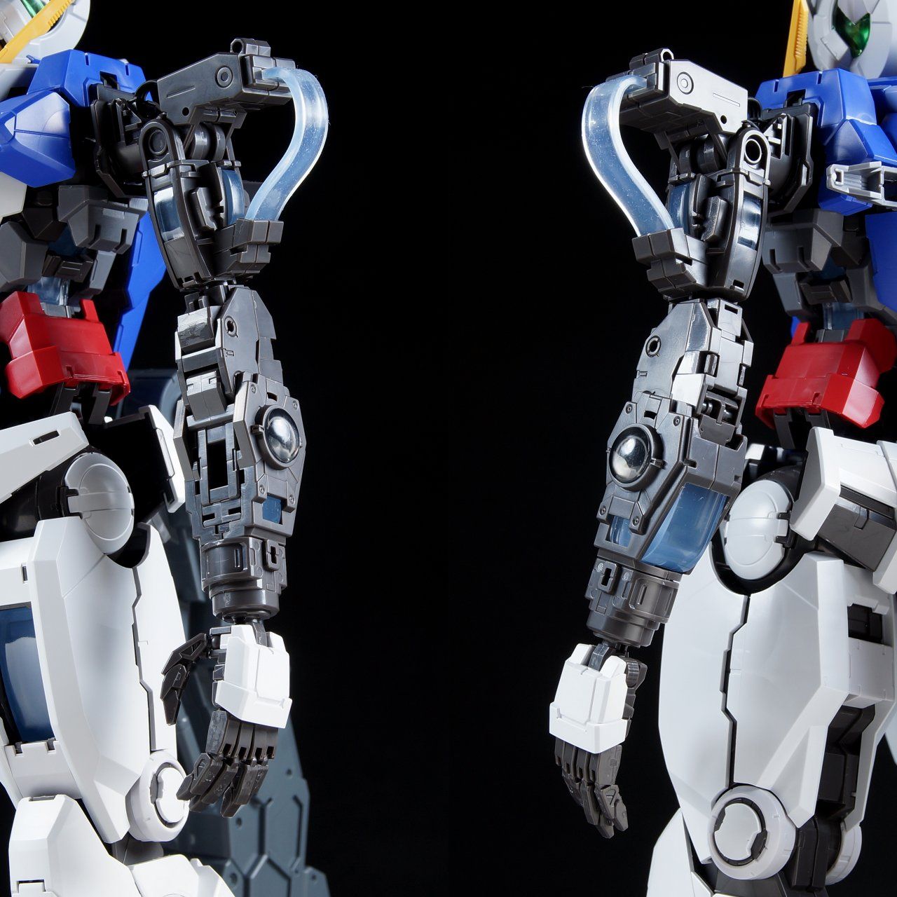 PG 1/60 ガンダムエクシア（LIGHTING MODEL） 製作05 本体パチ組み完成