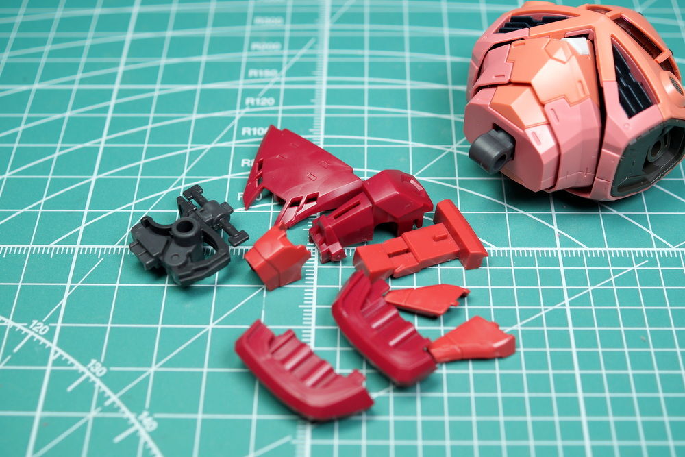 Rg 1 144 Msm 07s シャア専用ズゴック 製作02 パチ組み完成 こーのーどちゃかてきんl 立体版