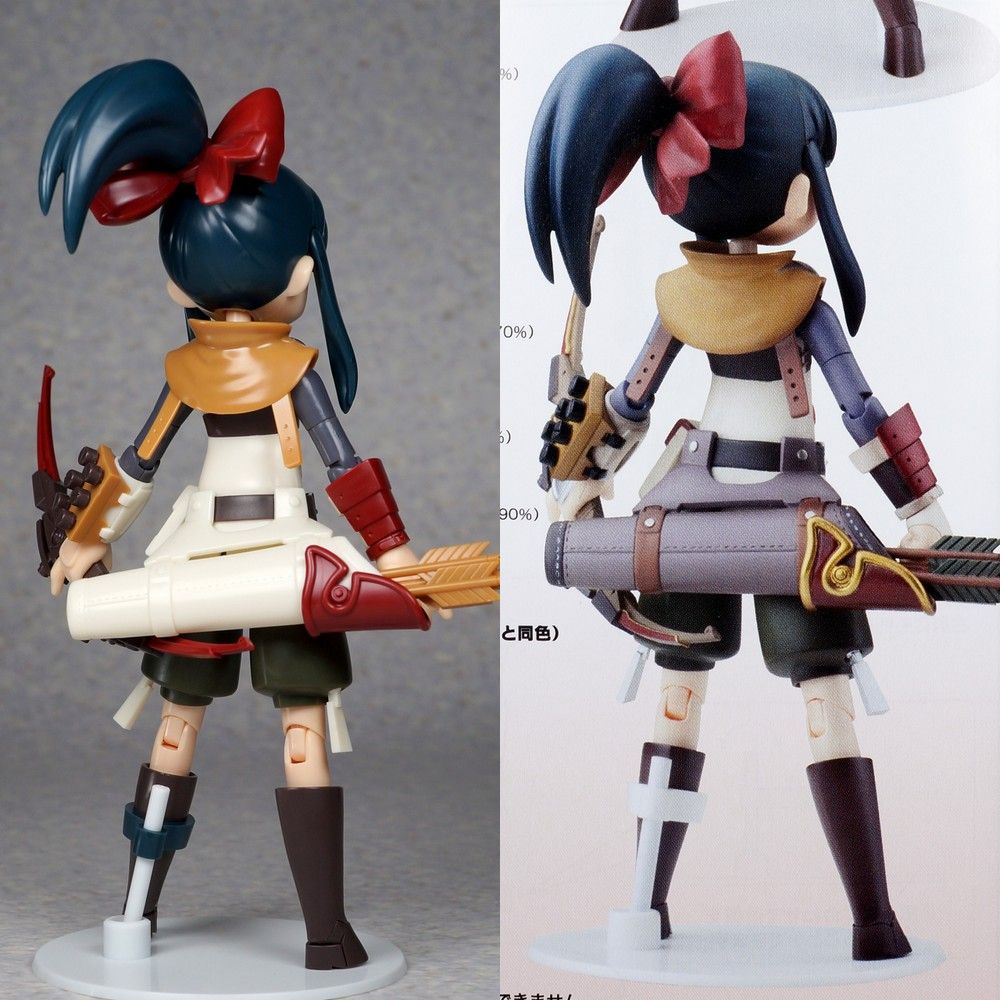 世界樹の迷宮IV スナイパーの女の子 製作02 パチ組み完成レビュー