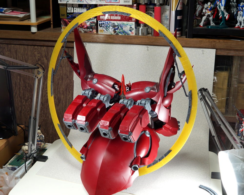 HGUC 1/144 ネオ・ジオング用 “サイコシャード” 製作01 パチ組み