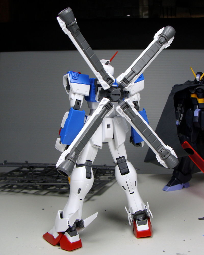 MG 1/100 クロスボーンガンダムX3 Ver.Ka 製作03 本体パチ組み完成
