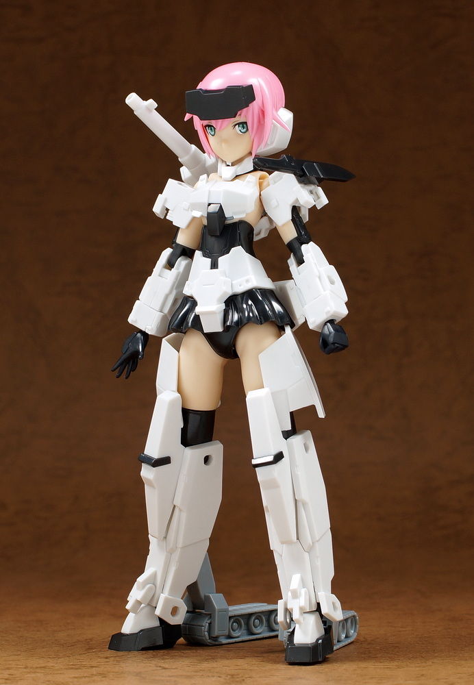 フレームアームズ・ガール 轟雷 Monotone Form 製作02 パチ組み完成