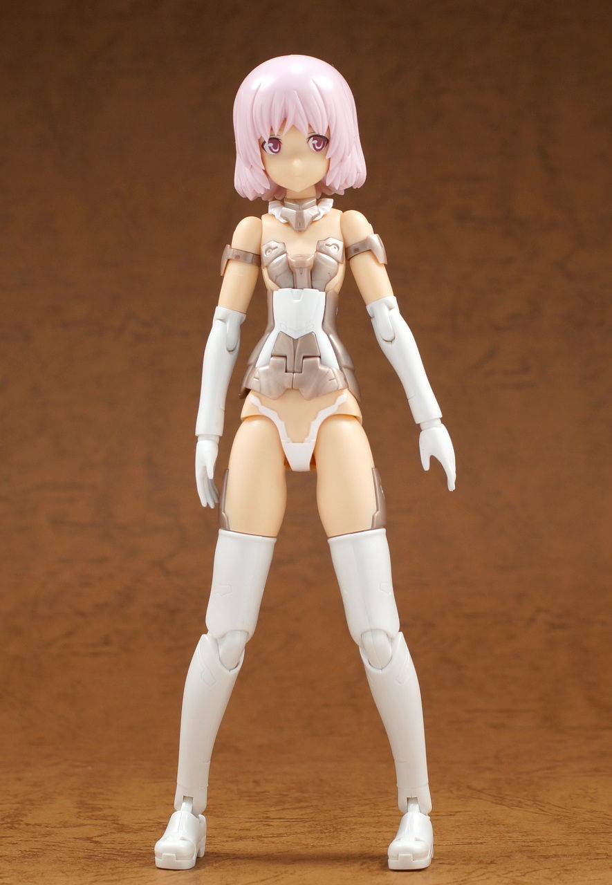 フレームアームズ ガール マテリア White Ver 製作02 パチ組みレビュー こーのーどちゃかてきんl 立体版