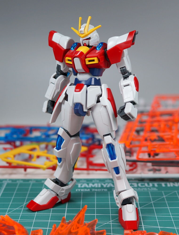 ガンプラ　HG　アメイジングエクシア　トランジェントガンダム　ビルドバーニング