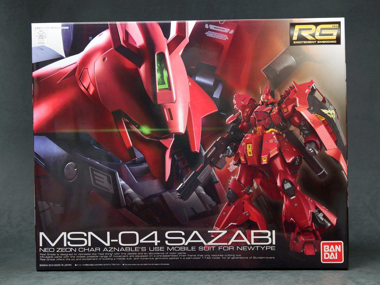 Rg 1 144 サザビー 製作01 開封 パチ組み開始 こーのーどちゃかてきんl 立体版