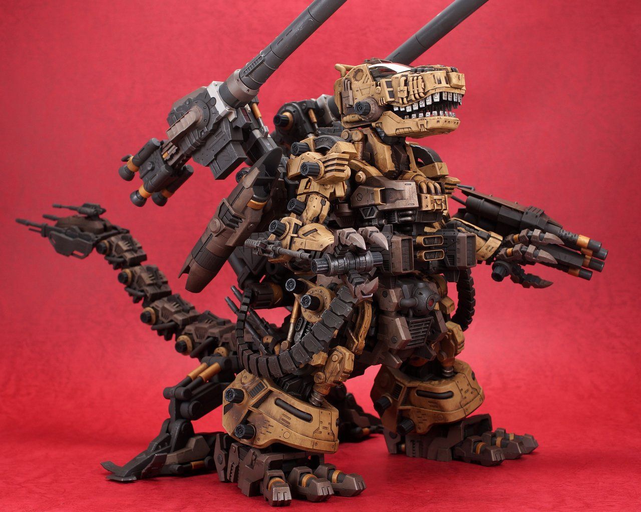 HMM ZOIDS RZ-001OG ゴジュラス・ジ・オーガ 製作06 スミ入れ HMM ZOIDS RZ-001OG ゴジュラス・ジ・オーガ 製作06 スミ入れ