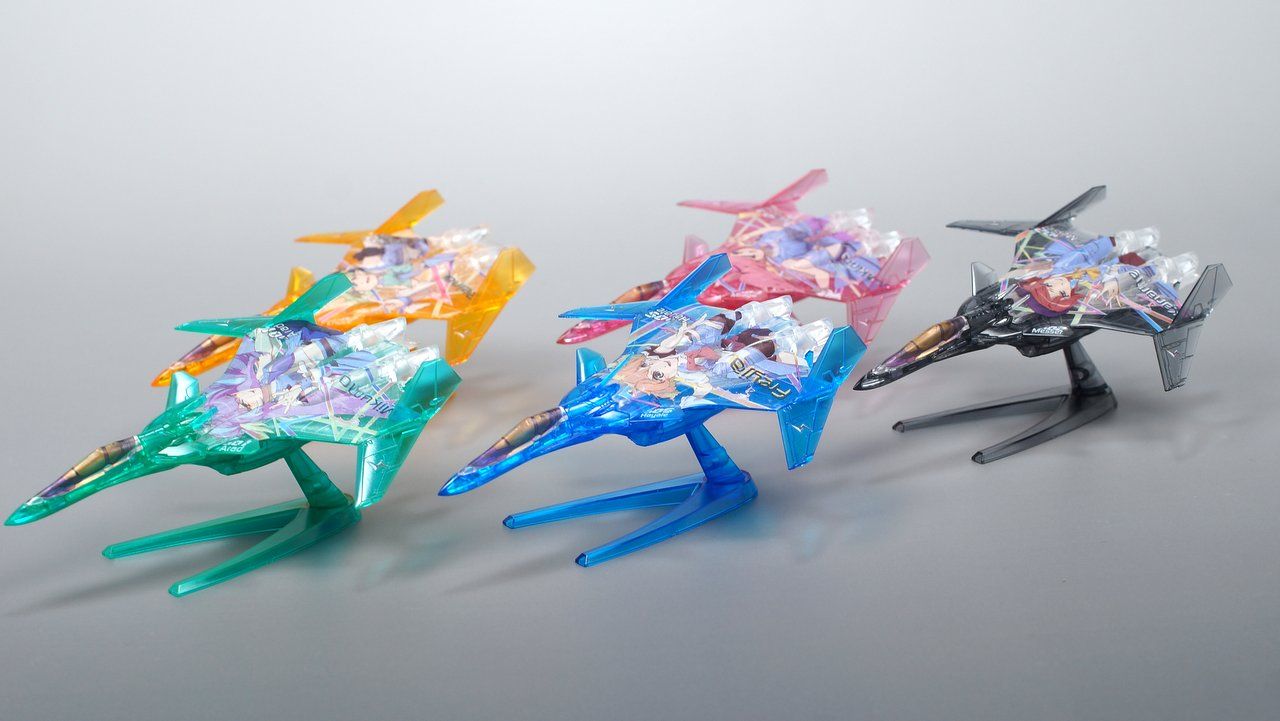 メカコレ VF-31 ファイターモード Δ小隊セット リミテッドクリア