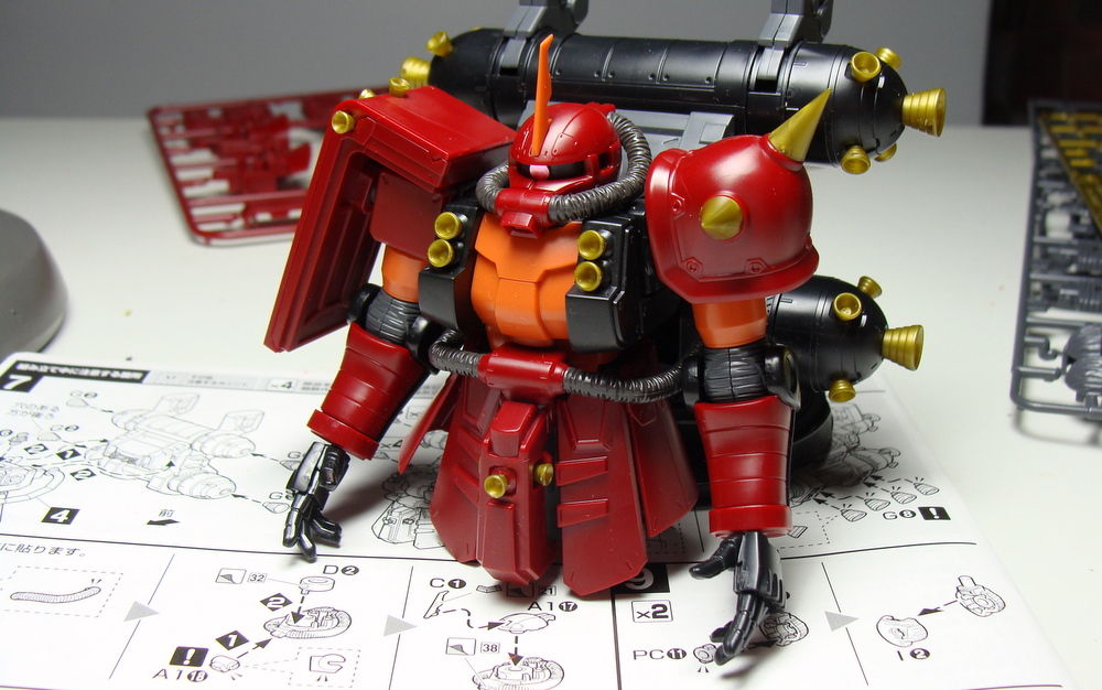 Hg 1 144 高機動型ザク サイコ ザク 製作03 本体パチ組み完成 こーのーどちゃかてきんl 立体版 Hg 1 144 高機動型ザク サイコ ザク 製作03 本体パチ組み完成 こーのーどちゃかてきんl 立体版