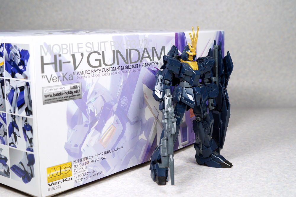 MG 1/100 RX-93-v2 Hi-vガンダム Ver.Ka 製作01 開封～パチ組み開始