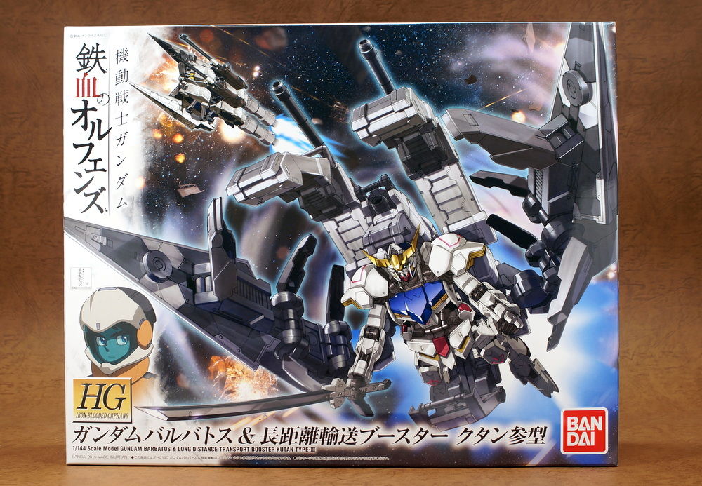 組み立て済みHGガンダムバルバトス＆長距離輸送ブースタークタン参型 HGIBO ガンダムバルバトス長距離輸送ブースタークタン参型完成