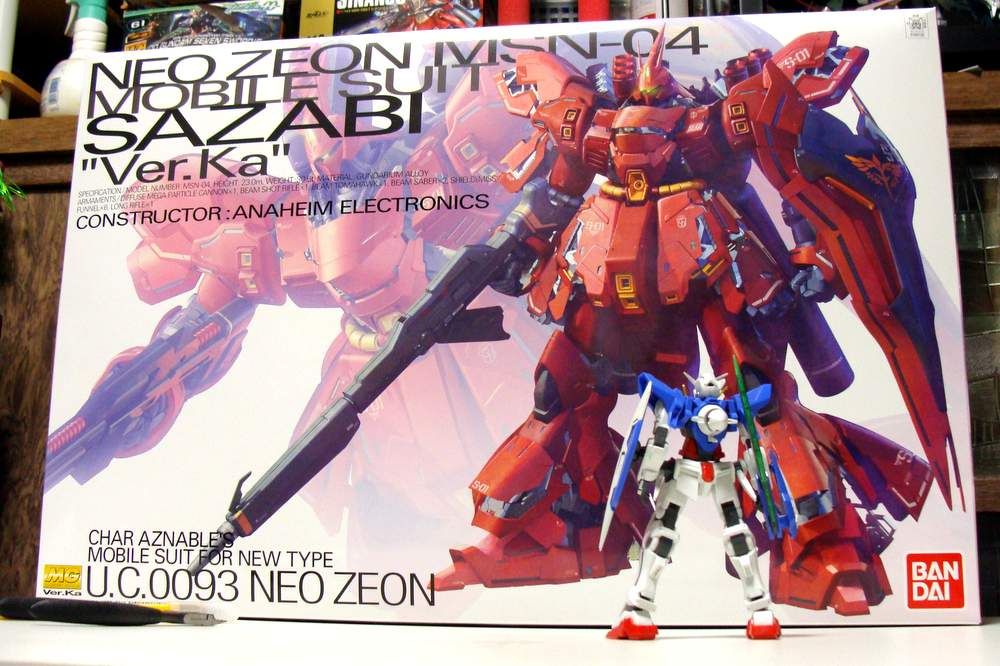 MG MSN-04 サザビーVer.Ka 製作01 開封~パチ組み開始! : こー MG MSN-04 サザビーVer.Ka 製作01 開封~パチ組み開始! : こー