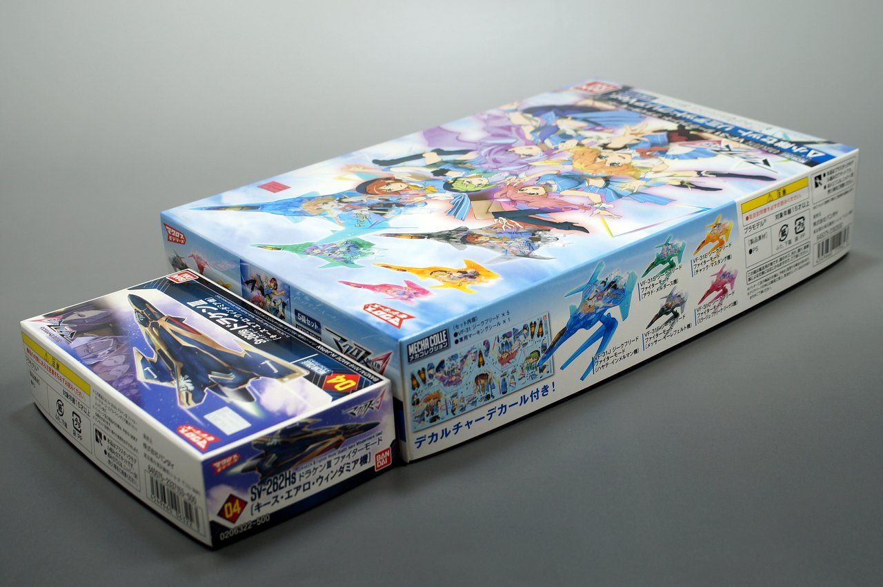 メカコレ VF-31 ファイターモード Δ小隊セット リミテッドクリアVer