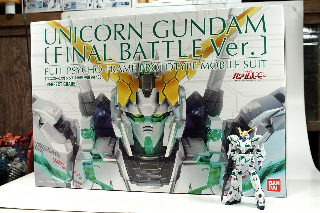 PG 1/60 RX-0 ユニコーンガンダム（最終決戦Ver.） 製作01 開封～パチ
