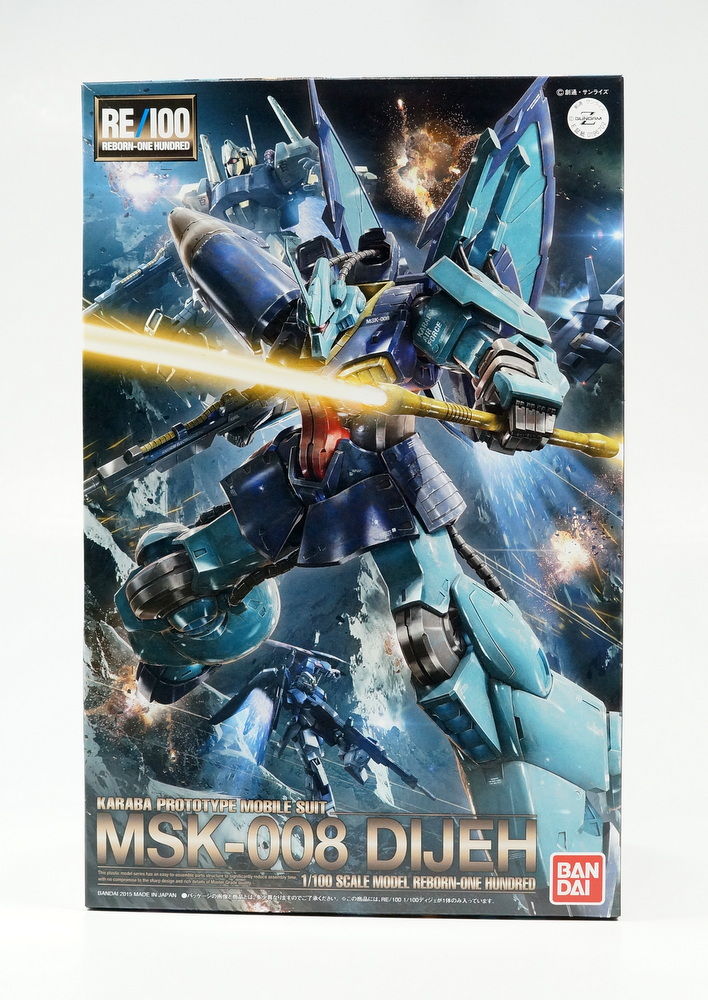 RE/100 MSK-008 ディジェ 製作01 開封～パチ組み開始！ : こーの