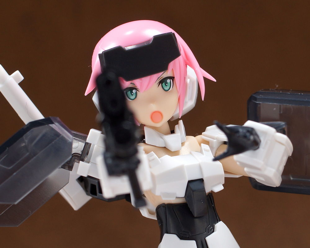 フレームアームズ・ガール 轟雷 Monotone Form 製作02 パチ組み