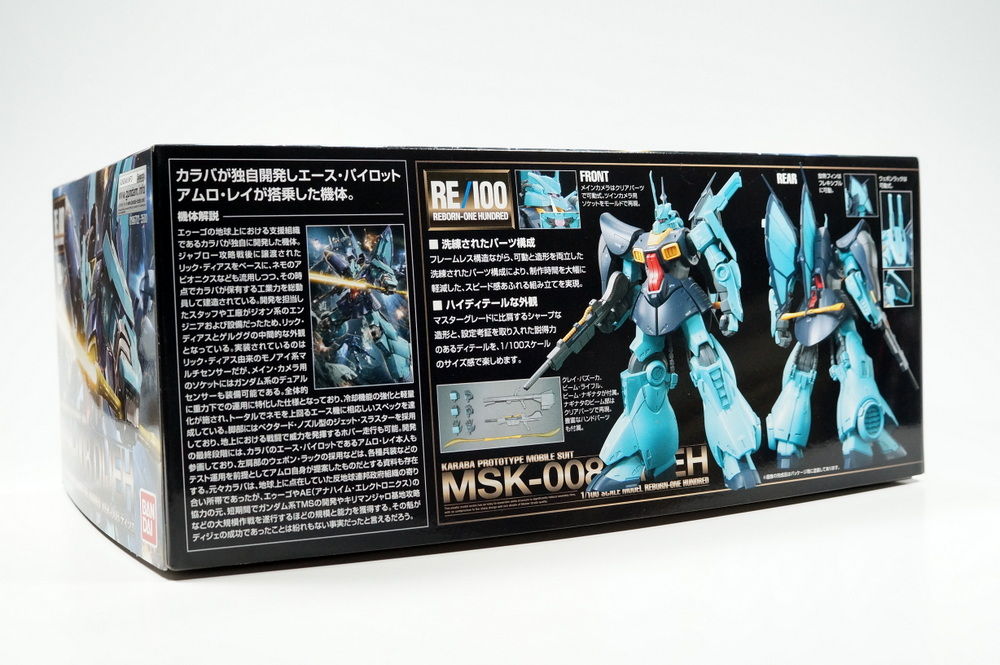 RE/100 MSK-008 ディジェ 製作01 開封～パチ組み開始！ : こーのーど