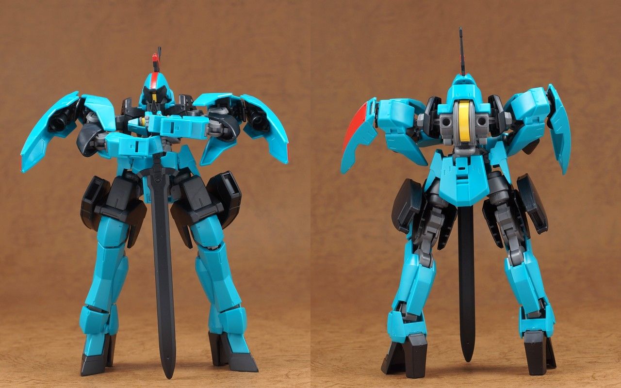 HG 1/144 グレイズリッター（カルタ機） 製作02 パチ組みレビュー