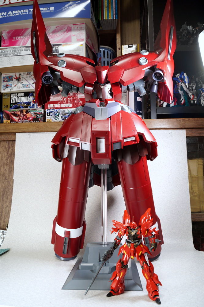 HGUC 1/144 NZ-999 ネオ・ジオング 製作04 パチ組み・肩部組み立て