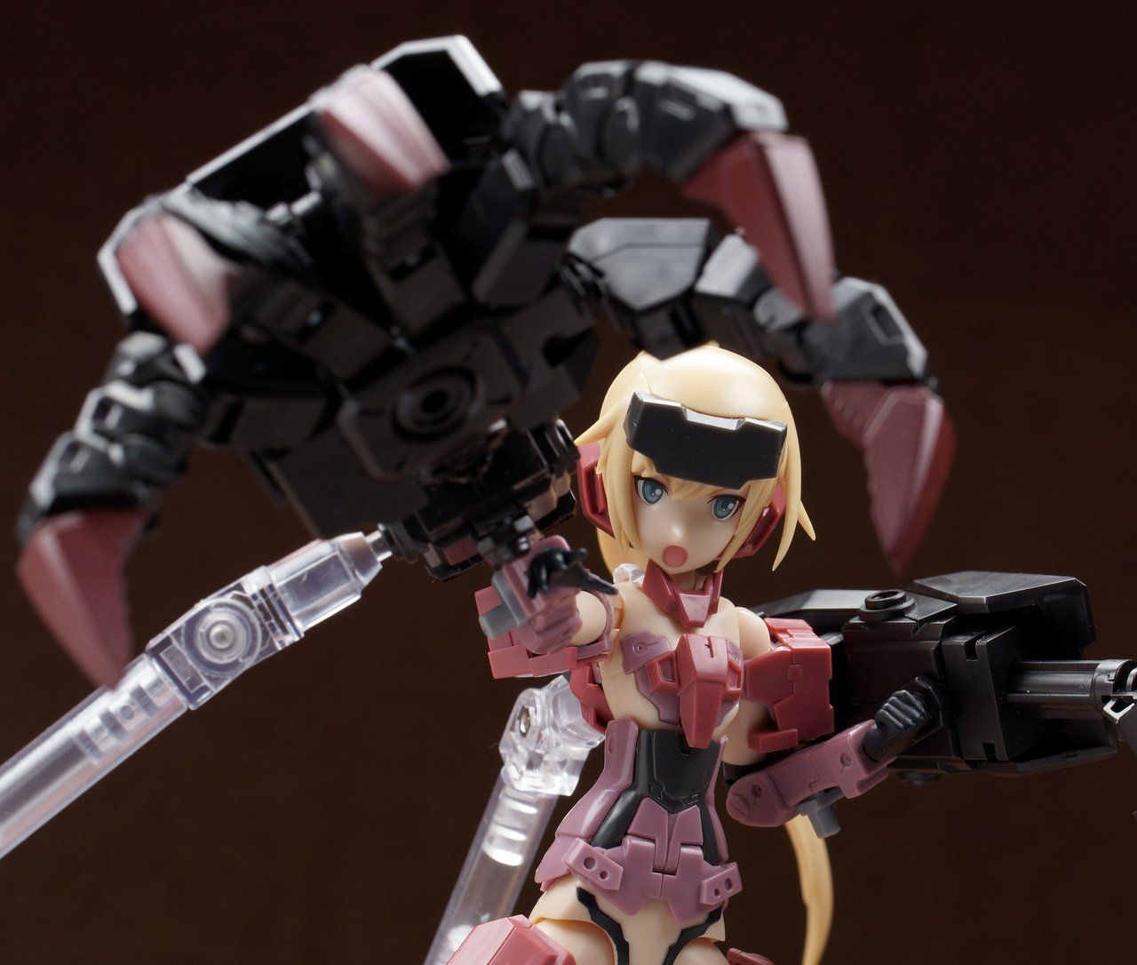 M S G ギガンティックアームズ01ex ダークネスガーディアン 製作01 開封 パチ組み開始 こーのーどちゃかてきんl 立体版