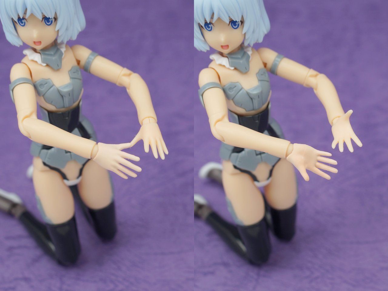 ガイアノーツ フレームアームズ ガール カラーシリーズ Fg01 05 肌色試し塗り こーのーどちゃかてきんl 立体版