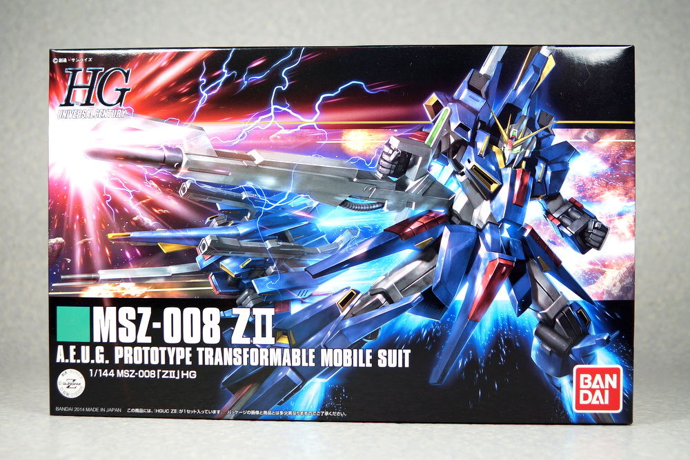 HGUC 1/144 ZII（ゼッツー） 製作01 開封～パチ組み開始！ : こ